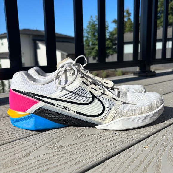 Nike Mens Zoom Metcon Turbo 2 Training Shoes White Black Blue Size 13 DH3392-109